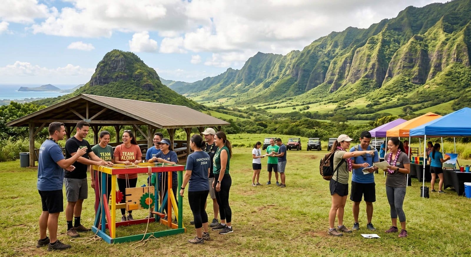 Team building activities in Hawaii organized by Solani Group